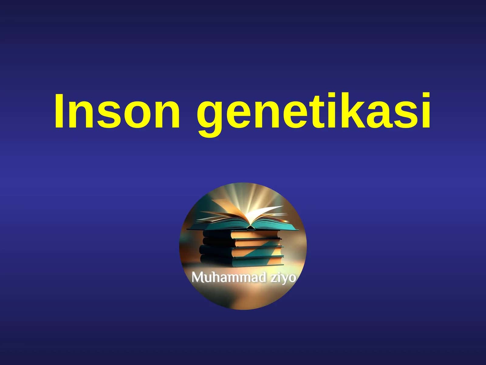 Inson genetikasi