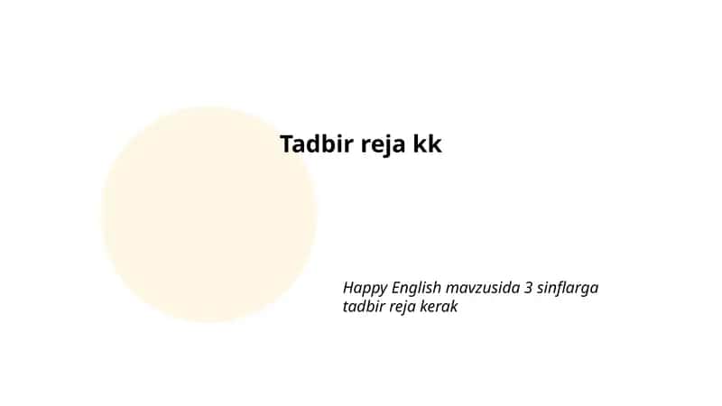 Tadbir reja kk