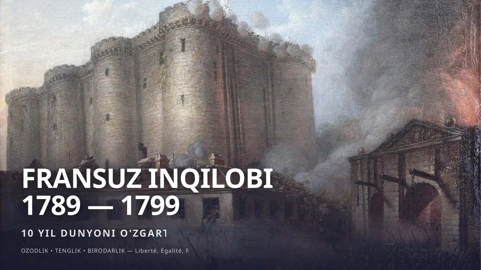 FRANSUZ INQILOBI  1789-1799