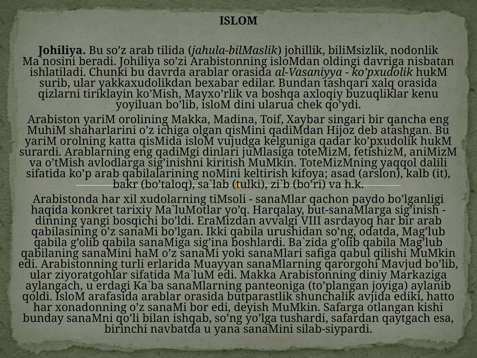 ISLOM