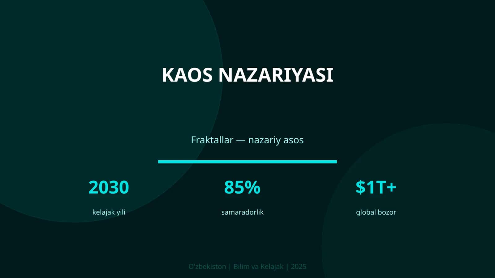 KAOS NAZARIYASI
