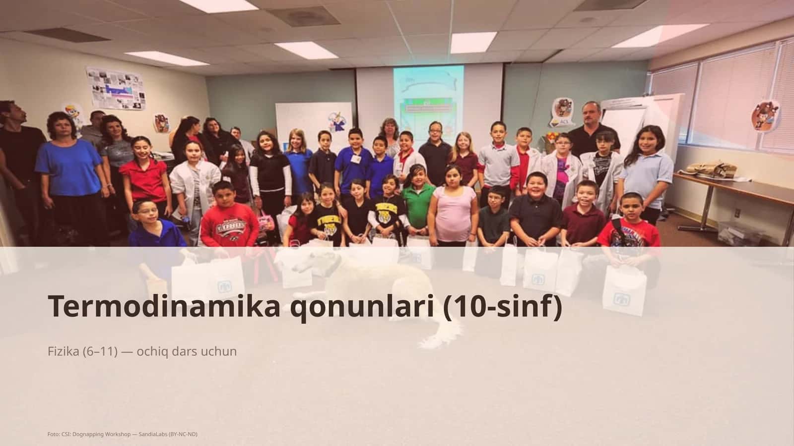 Termodinamika qonunlari (10-sinf)