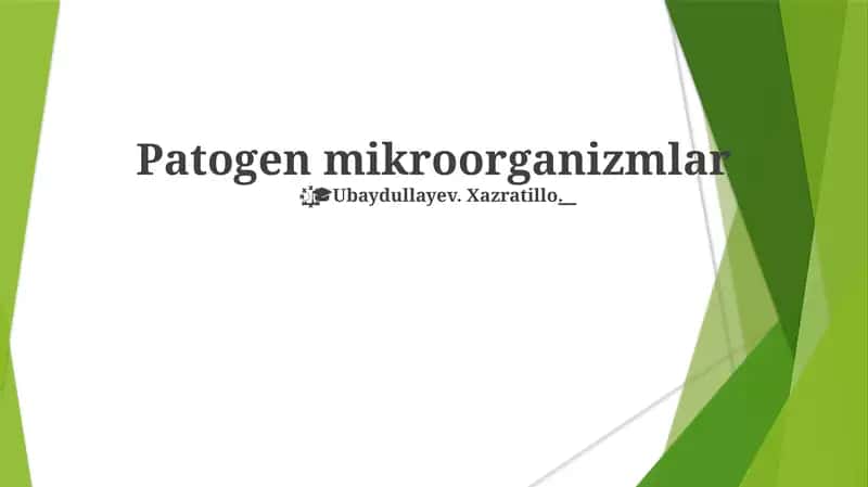 Patogen mikroorganizmlar