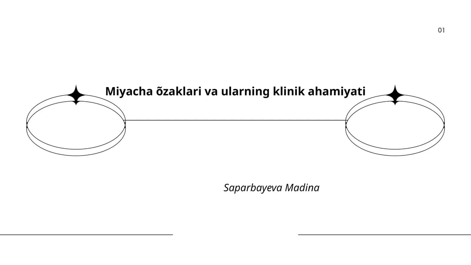 Miyacha õzaklari va ularning klinik ahamiyati