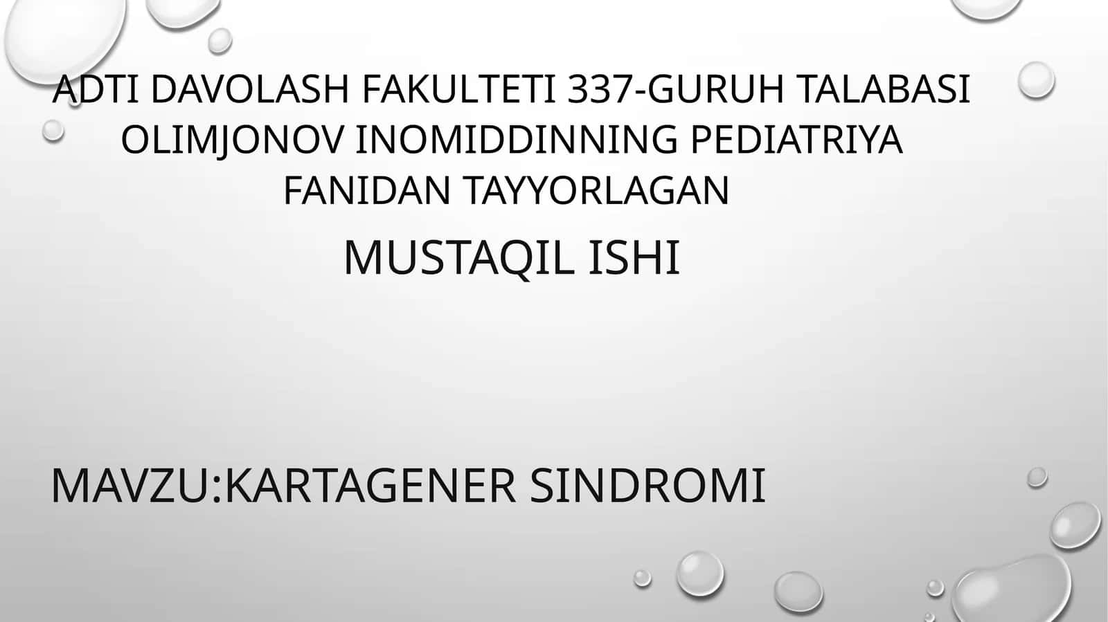Kartagener sindromi