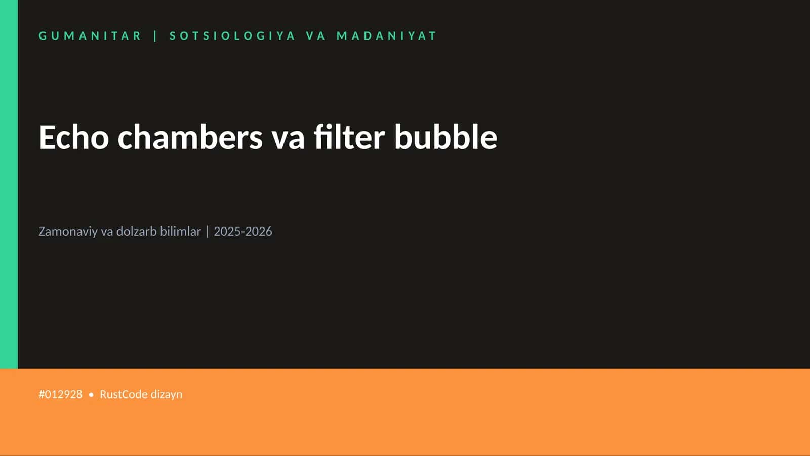 Echo chambers va filter bubble