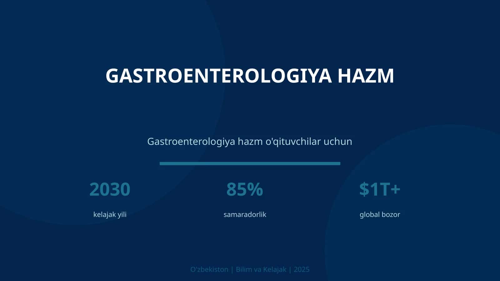 GASTROENTEROLOGIYA HAZM