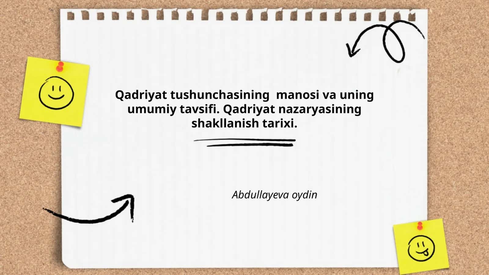 Qadriyat tushunchasining ma'nosi