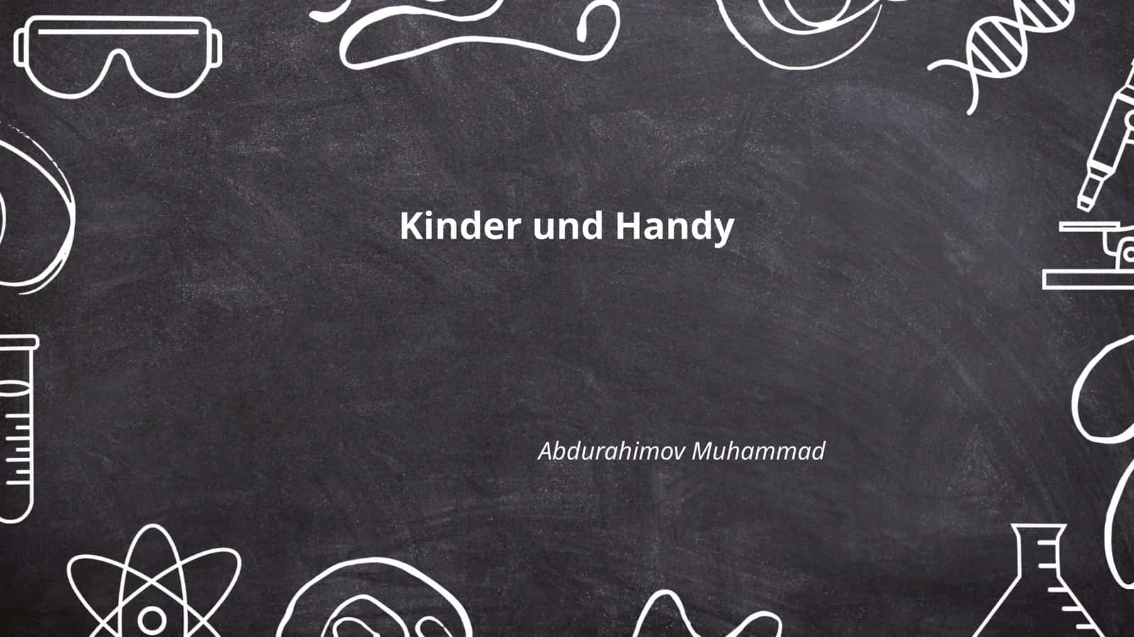 Kinder und Handy