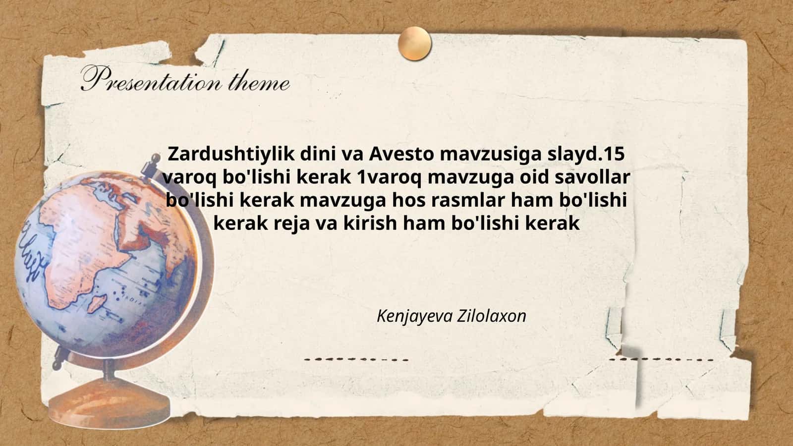 Zardushtiylik dini va Avesto