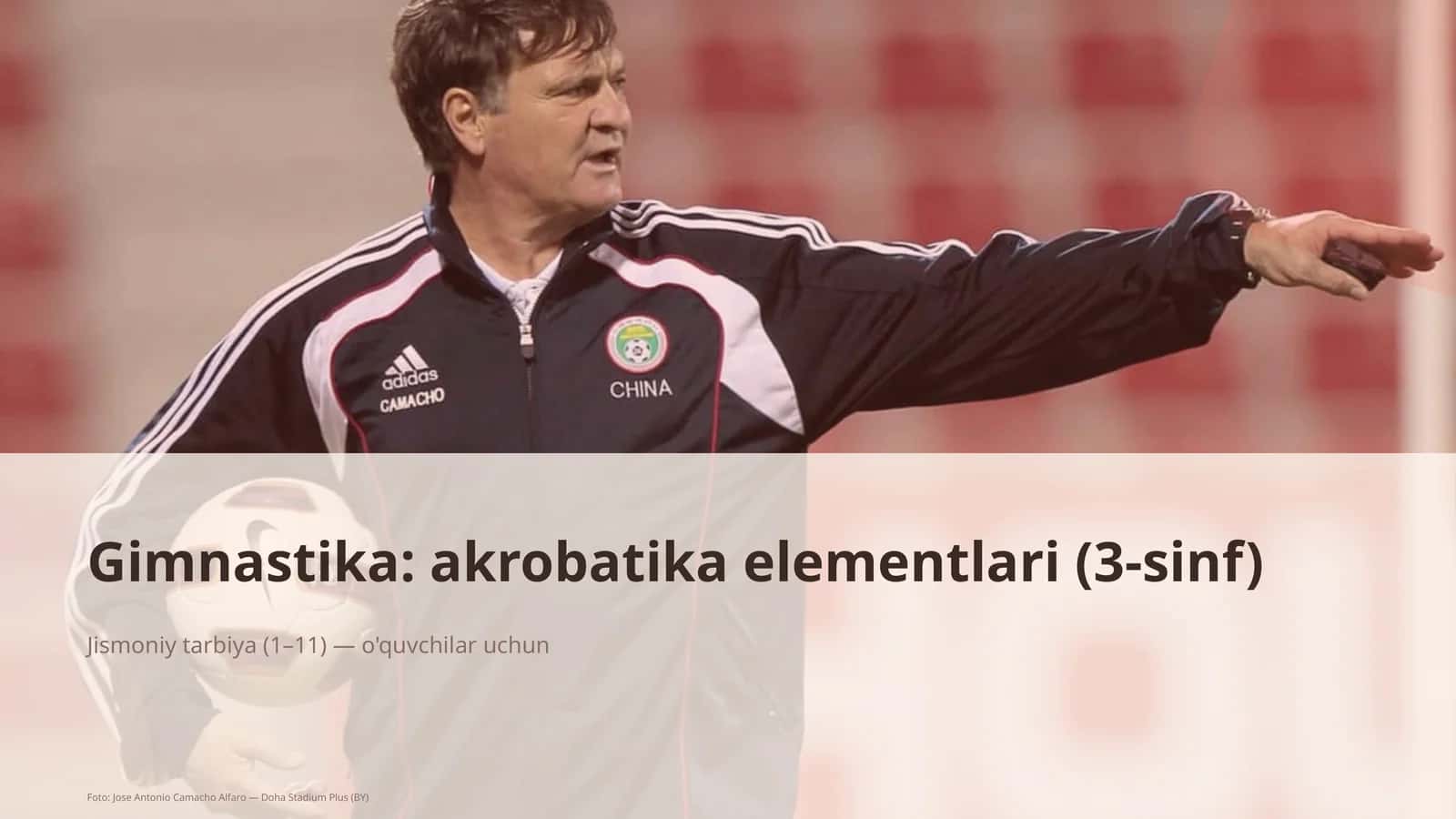 Gimnastika: akrobatika elementlari (3-sinf)