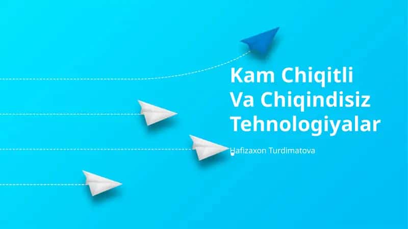 IoT va Simsiz Texnologiyalar