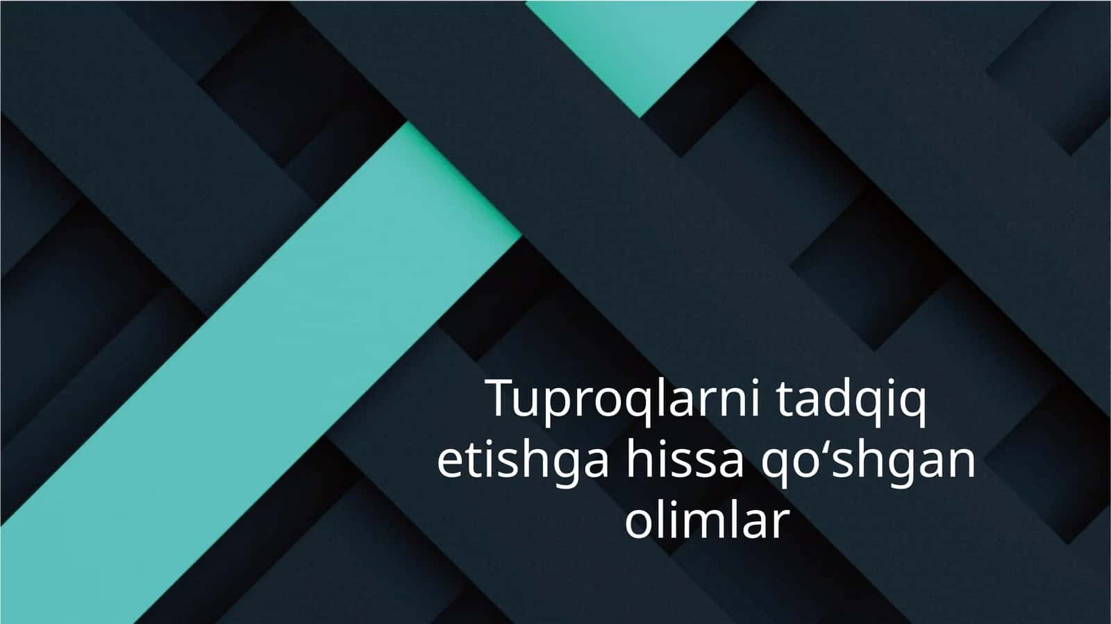 Tuproqlarni tadqiq etishga hissa qoʻshgan olimlar