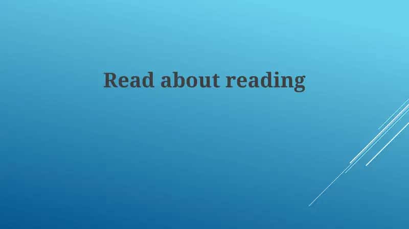 Reading in the Digital Age