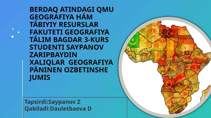 Geografiya tálim bagdari