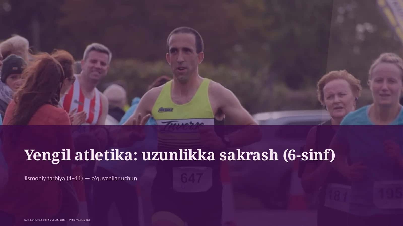 Yengil atletika: uzunlikka sakrash (6-sinf)