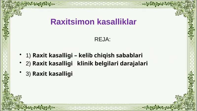 Raxit kasalligi