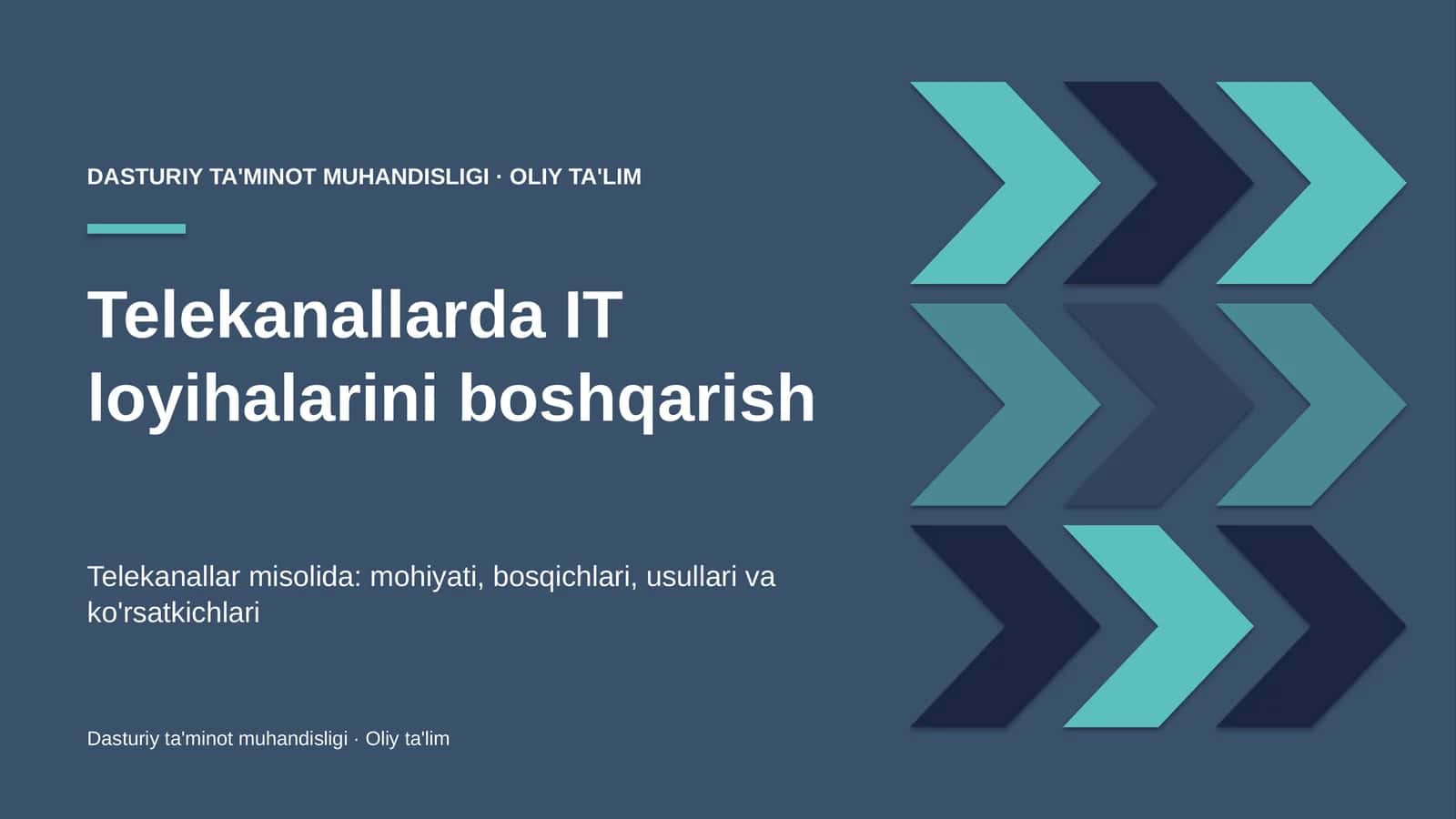 telekanallarda it loyihalarini boshqarish 3978
