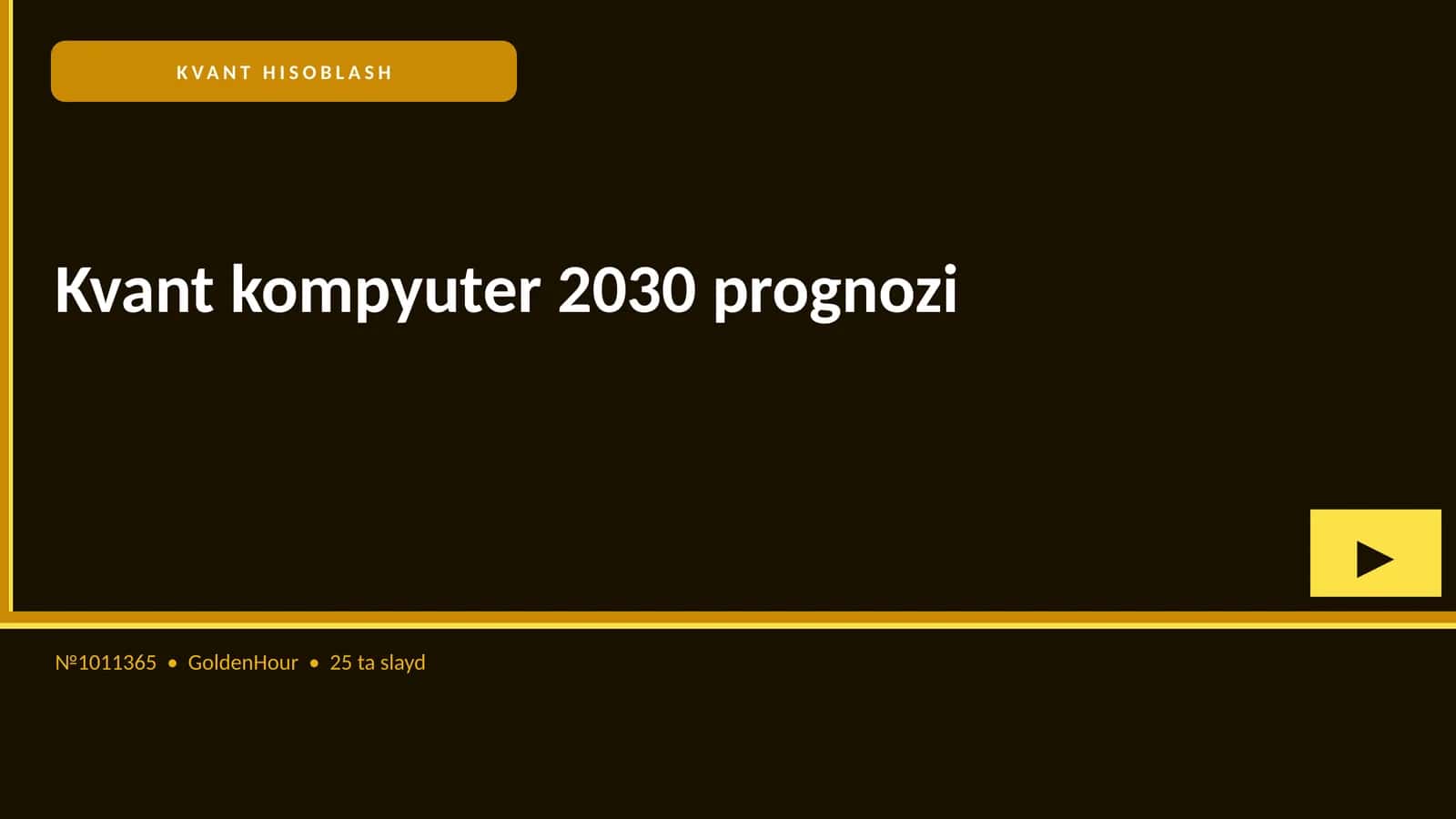 Kvant kompyuter 2030 prognozi