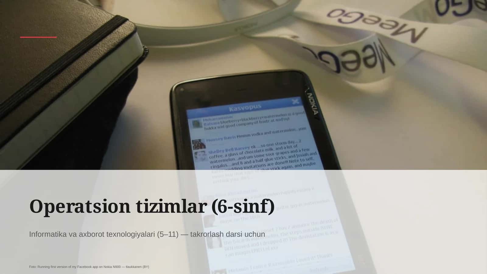 Operatsion tizimlar (6-sinf)
