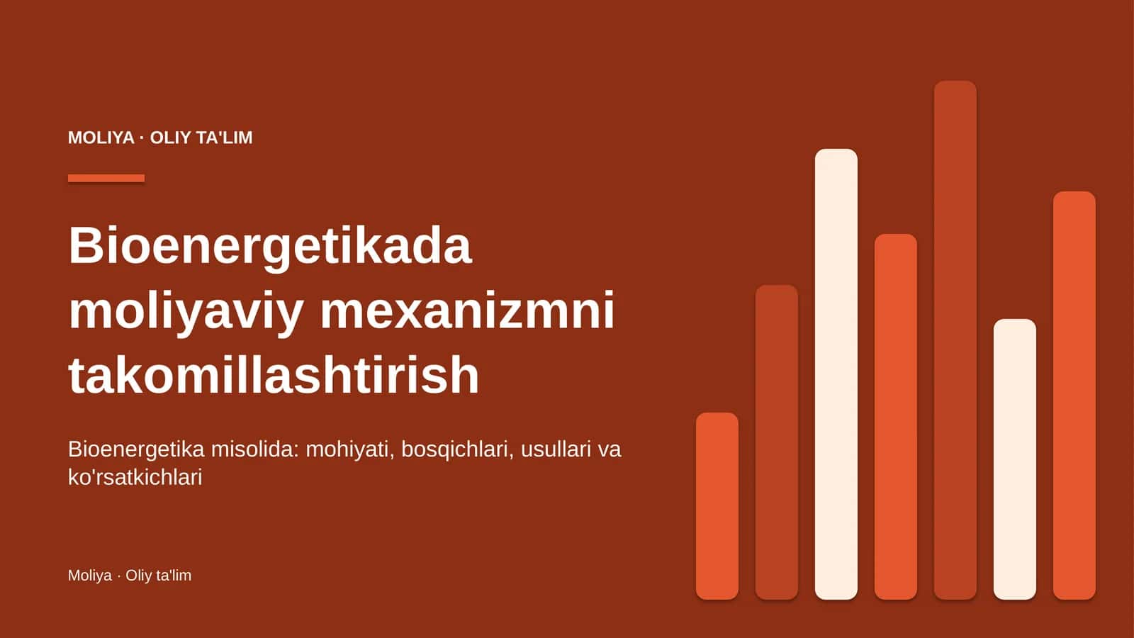 bioenergetikada moliyaviy mexanizmni takomillashtirish 5733