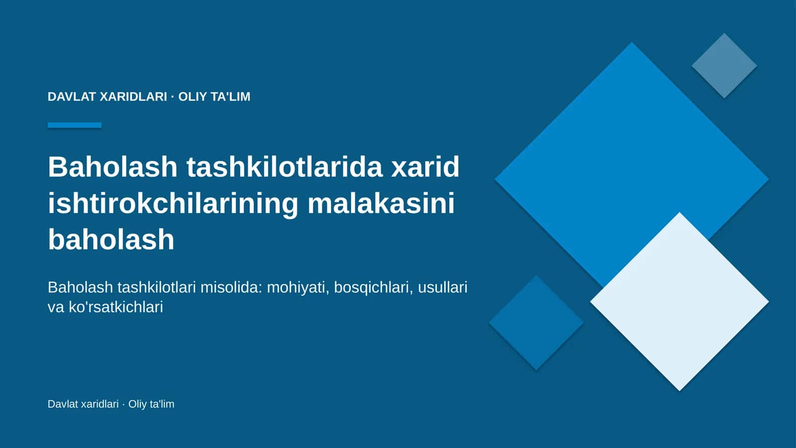 baholash tashkilotlarida xarid ishtirokchilarining malakasini baholash 8744