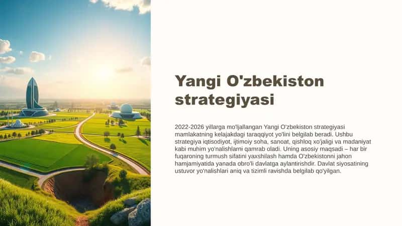 Yangi O'zbekiston strategiyasi