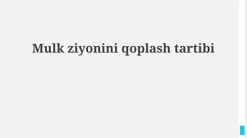 Davlat Bojini To'lash Tartibi