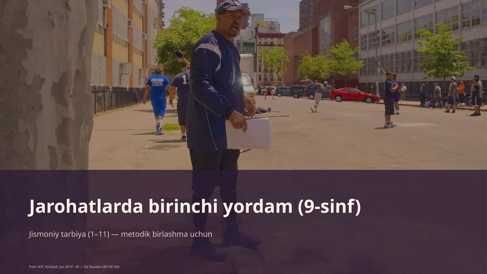 Jarohatlarda birinchi yordam (9-sinf)