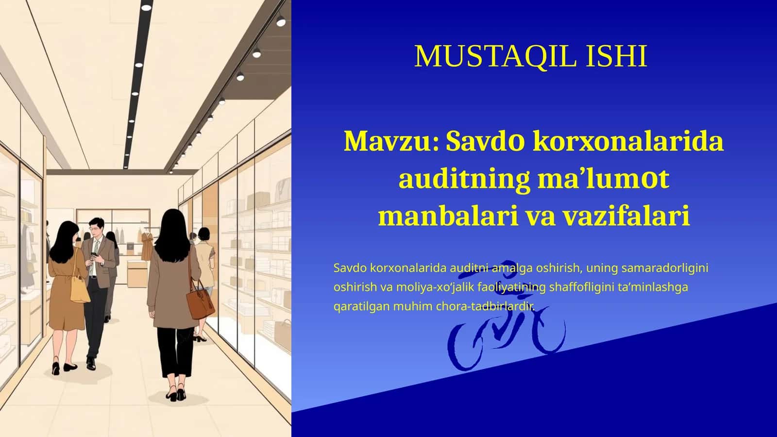 Savdоkorxonalarida auditning ma’lumоt manbalari va vazifalari