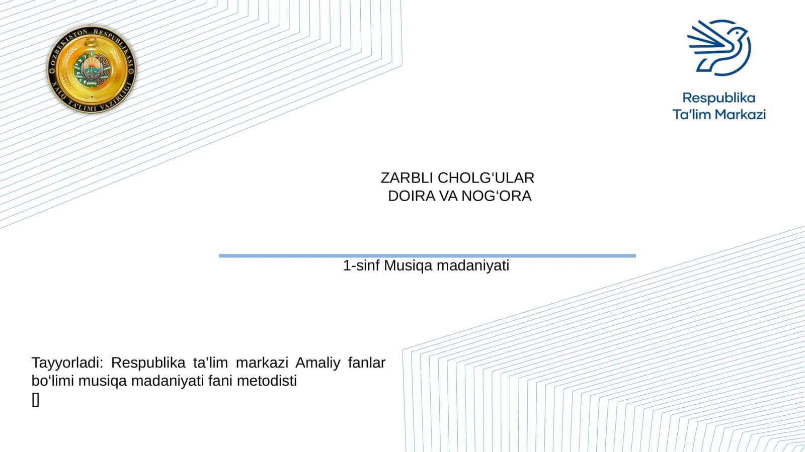 ZARBLI CHOLG‘ULAR DOIRA VA NOG‘ORA