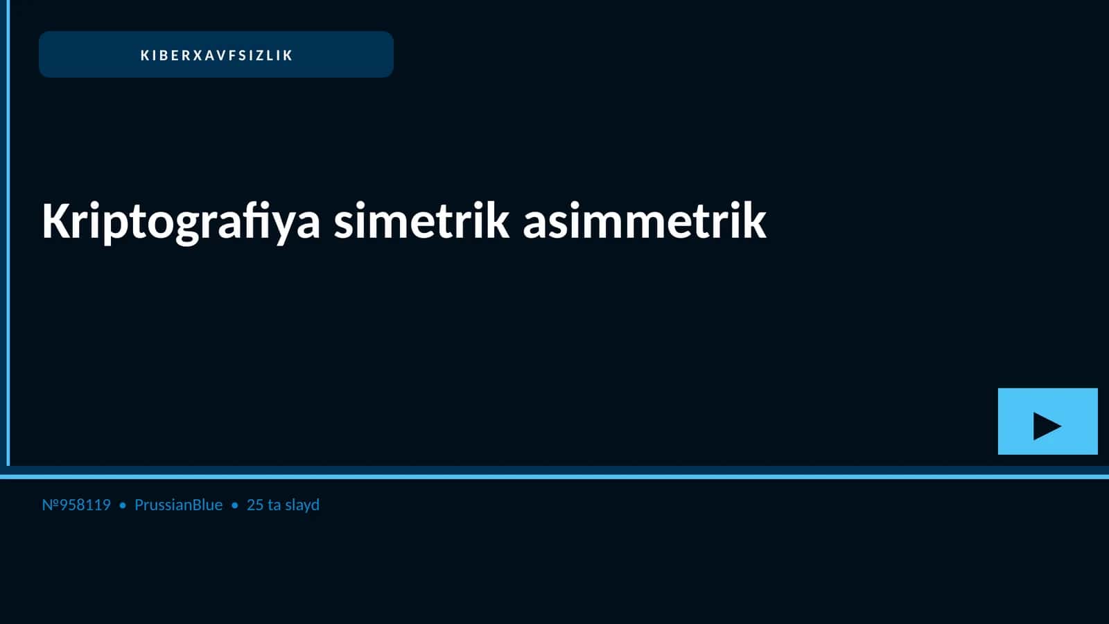 KIBERXAVFSIZLIK