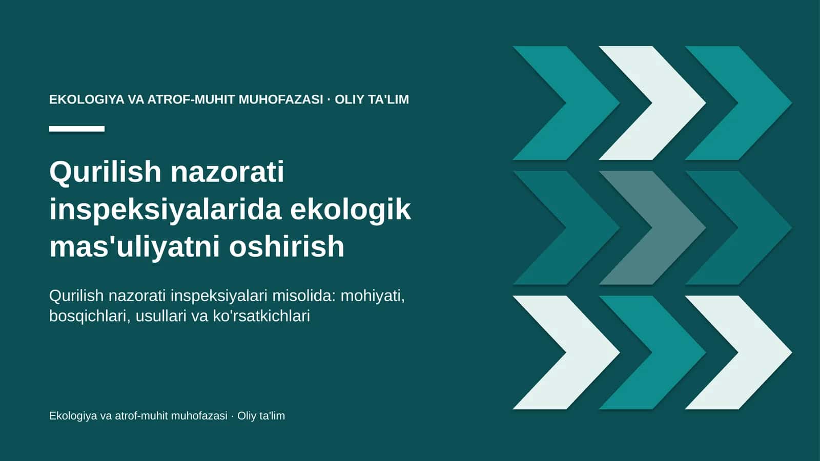 qurilish nazorati inspeksiyalarida ekologik mas'uliyatni oshirish 6519