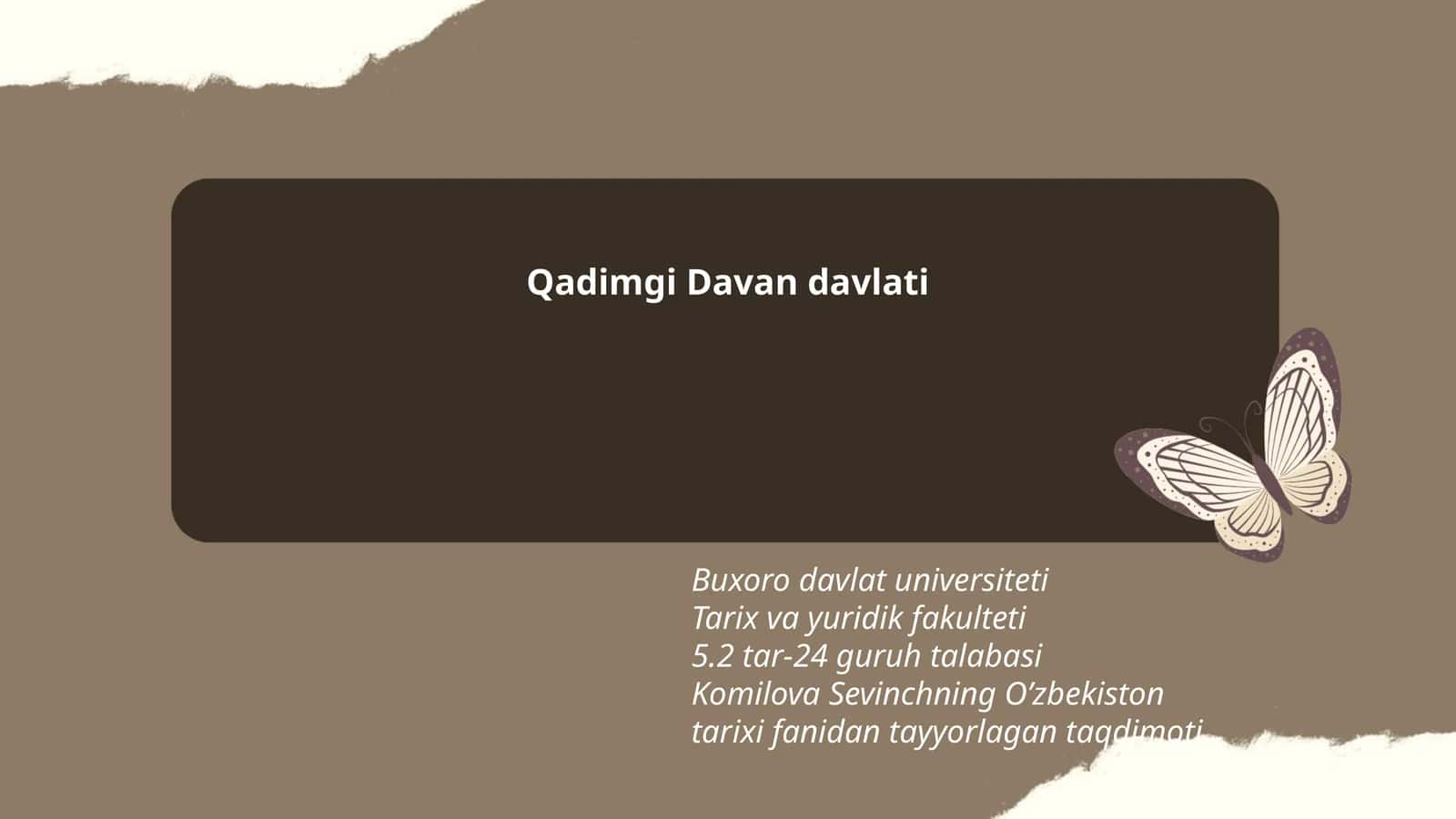 Qadimgi Davan davlati