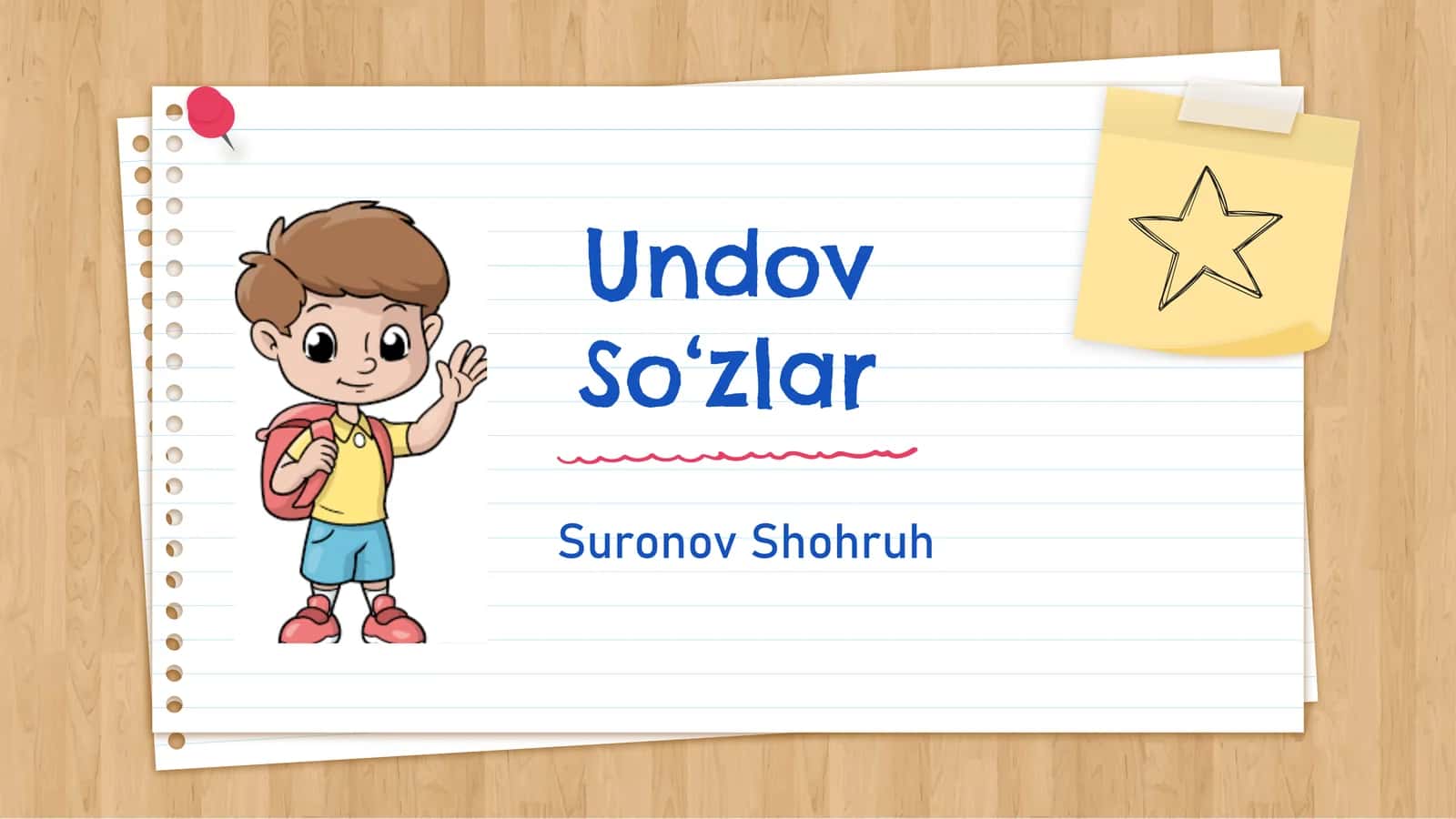 Undov So‘zlar