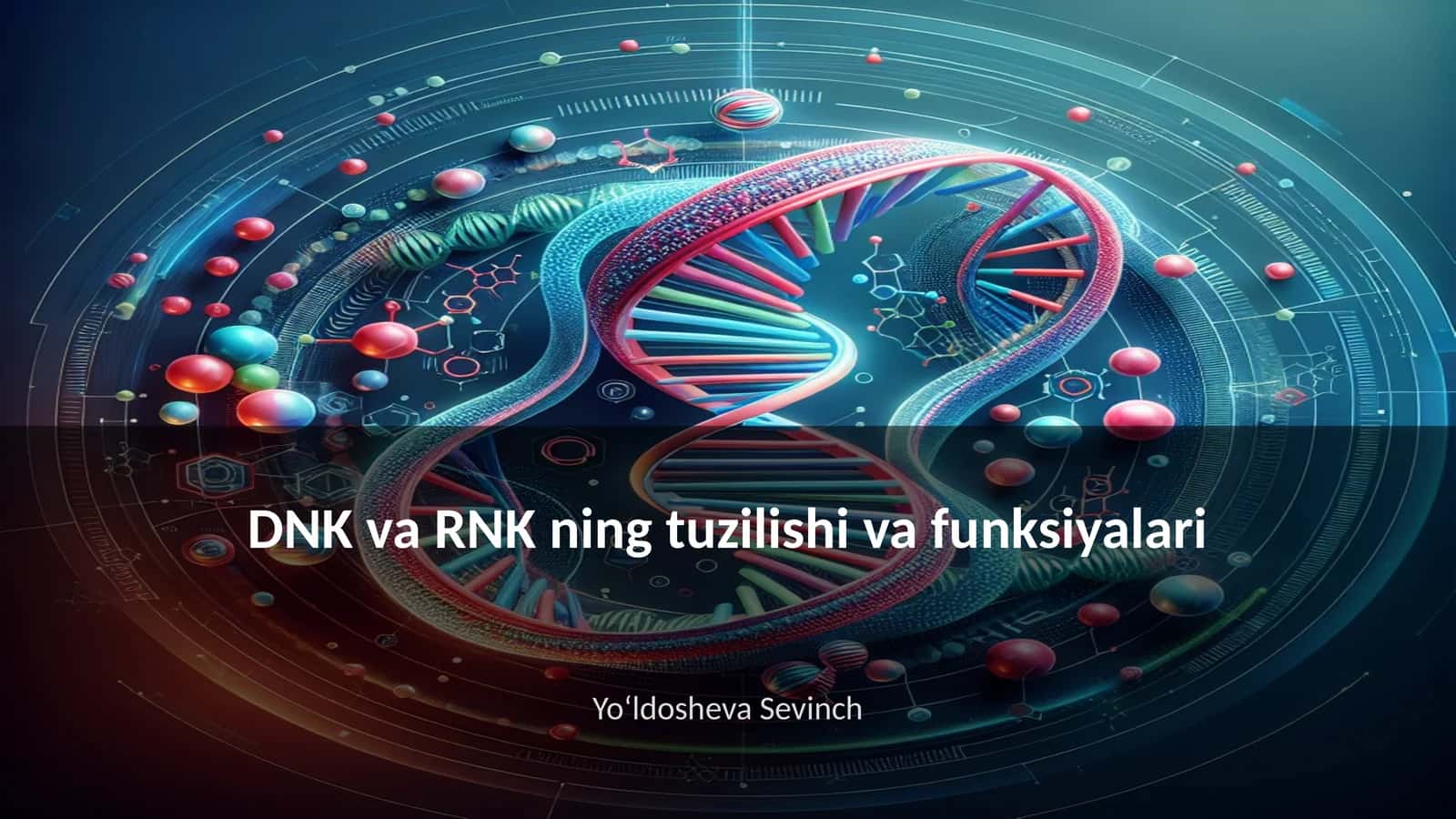 DNK va RNK ning tuzilishi va funksiyalari
