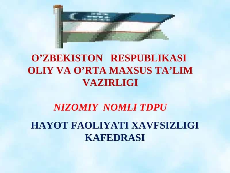 Texnogen tusdagi favqulodda vaziyatlar