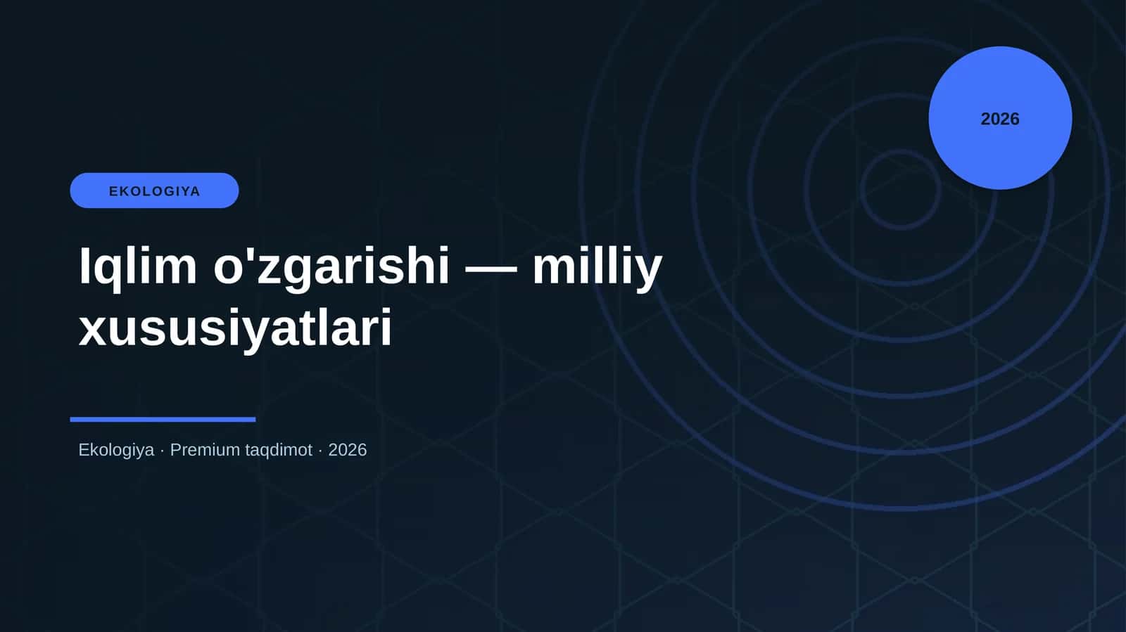 Iqlim o'zgarishi — milliy xususiyatlari