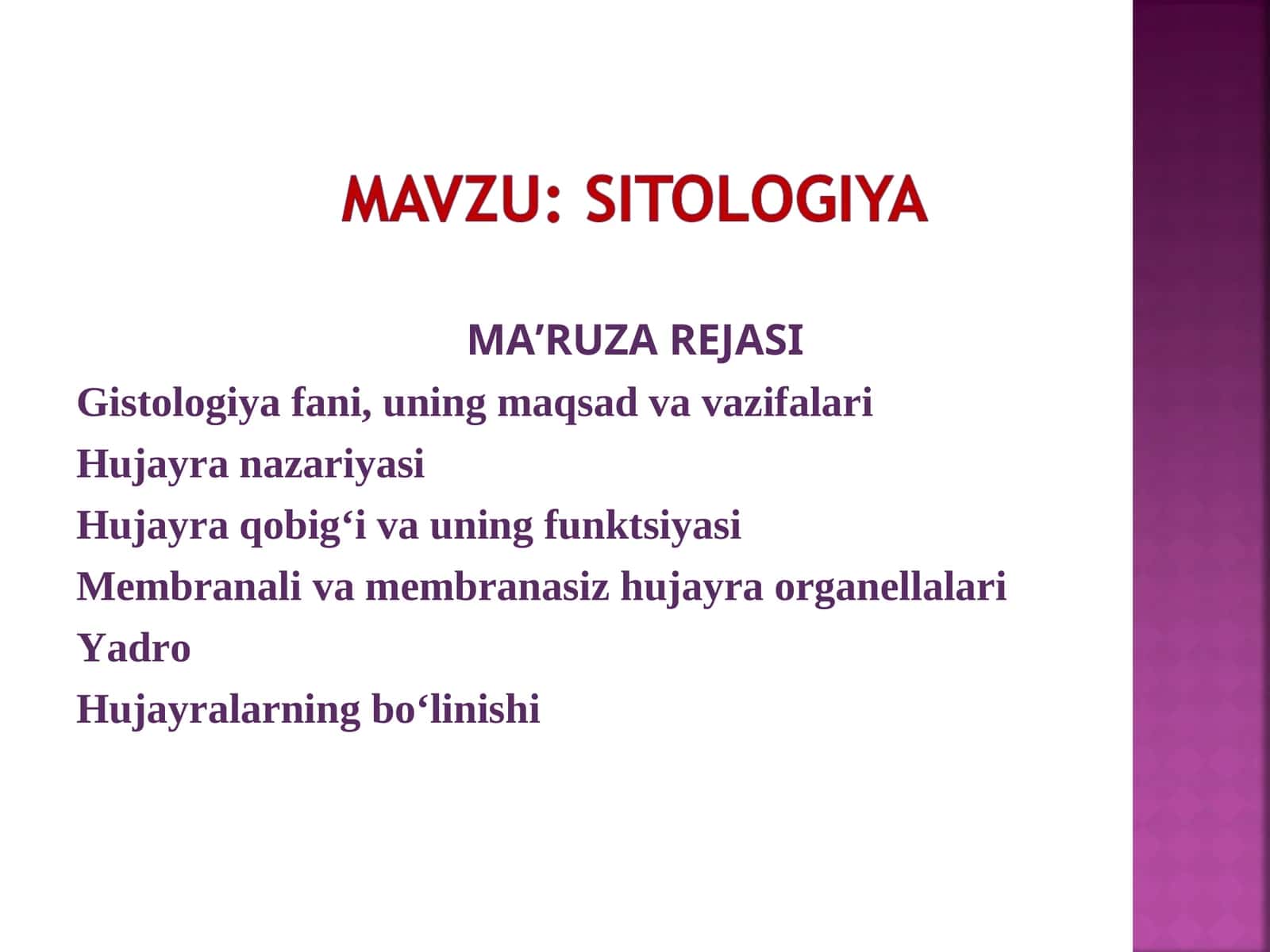 Sitologiya