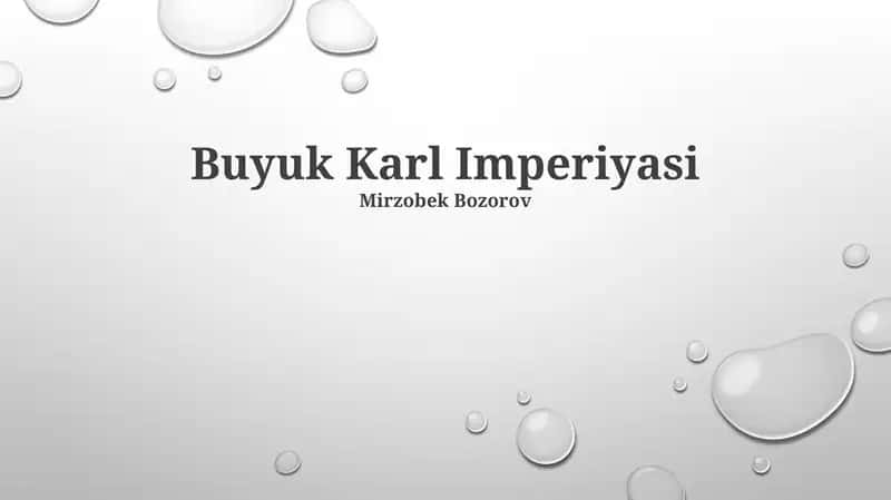 Buyuk Karl Imperiyasi