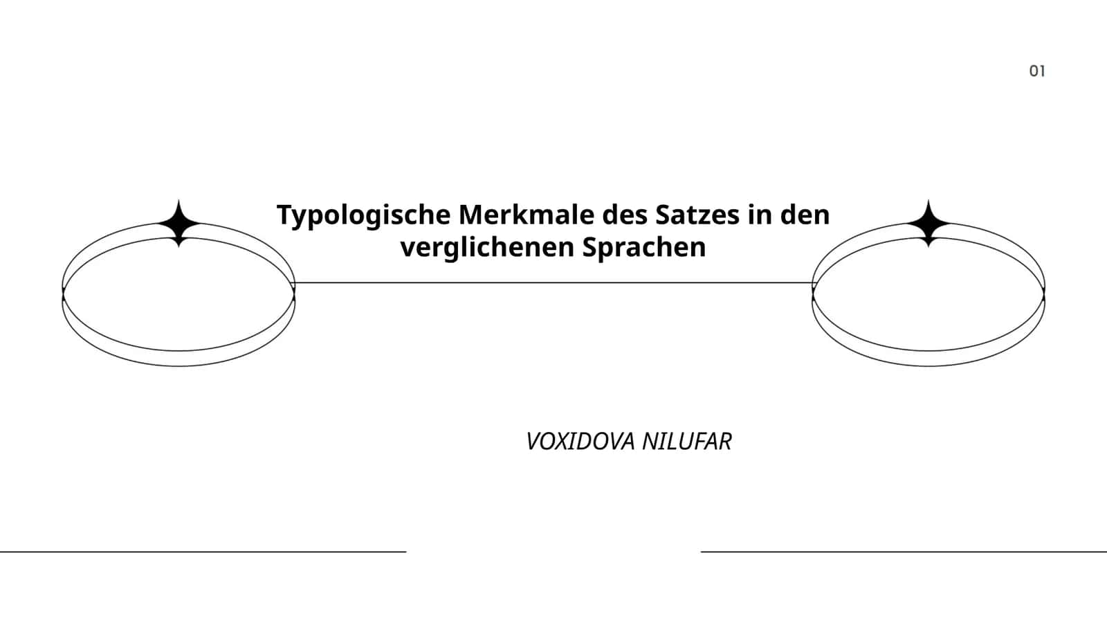 Typologische Merkmale des Satzes in den verglichenen Sprachen