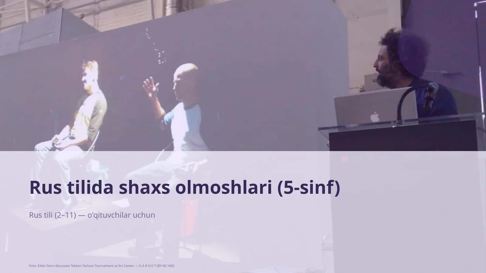Rus tilida shaxs olmoshlari (5-sinf)