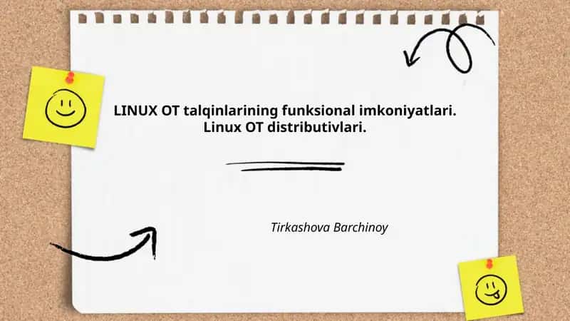 LINUX OT talqinlarining funksional imkoniyatlari