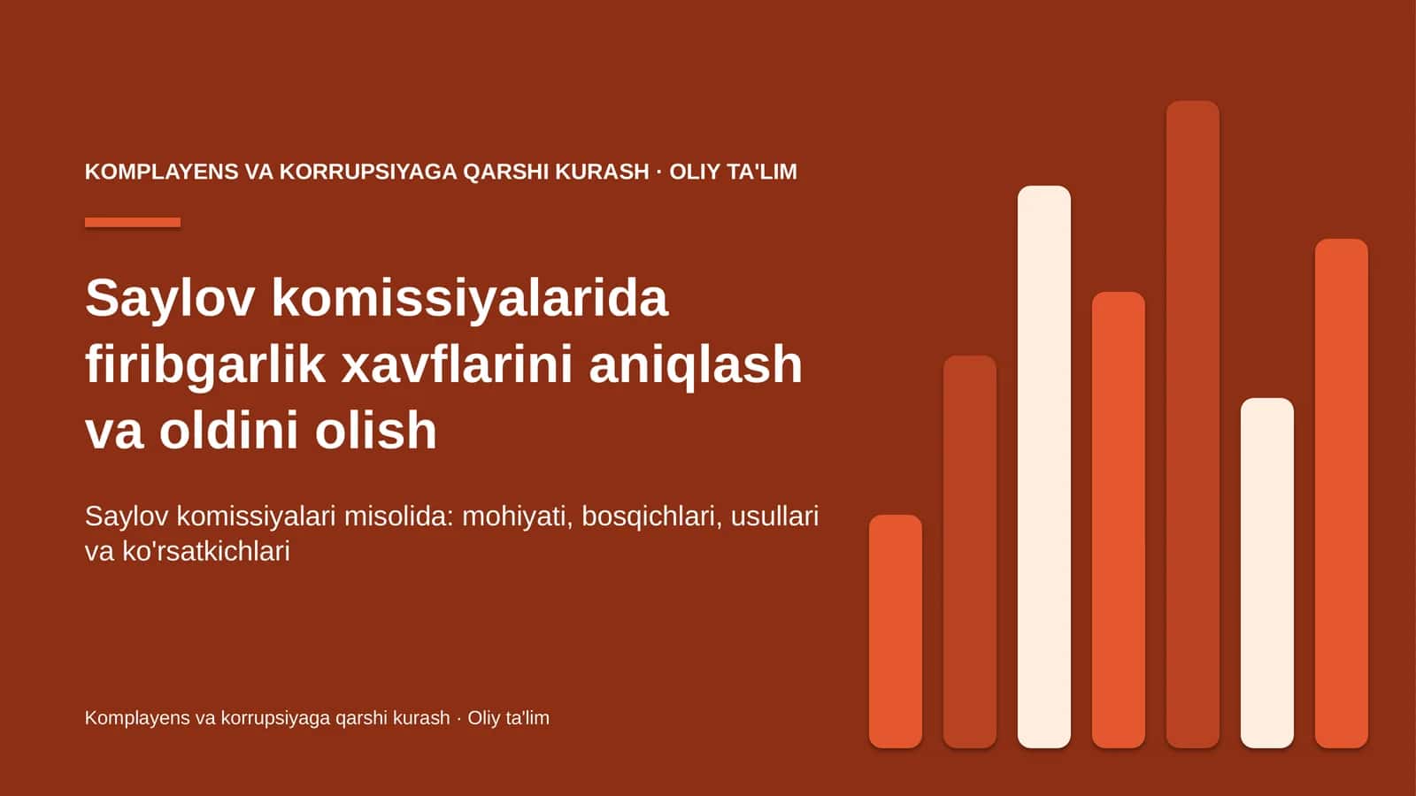 saylov komissiyalarida firibgarlik xavflarini aniqlash va oldini olish 2422
