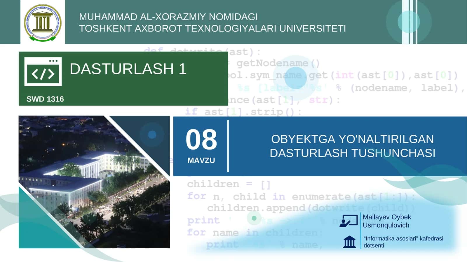 OYD nima?