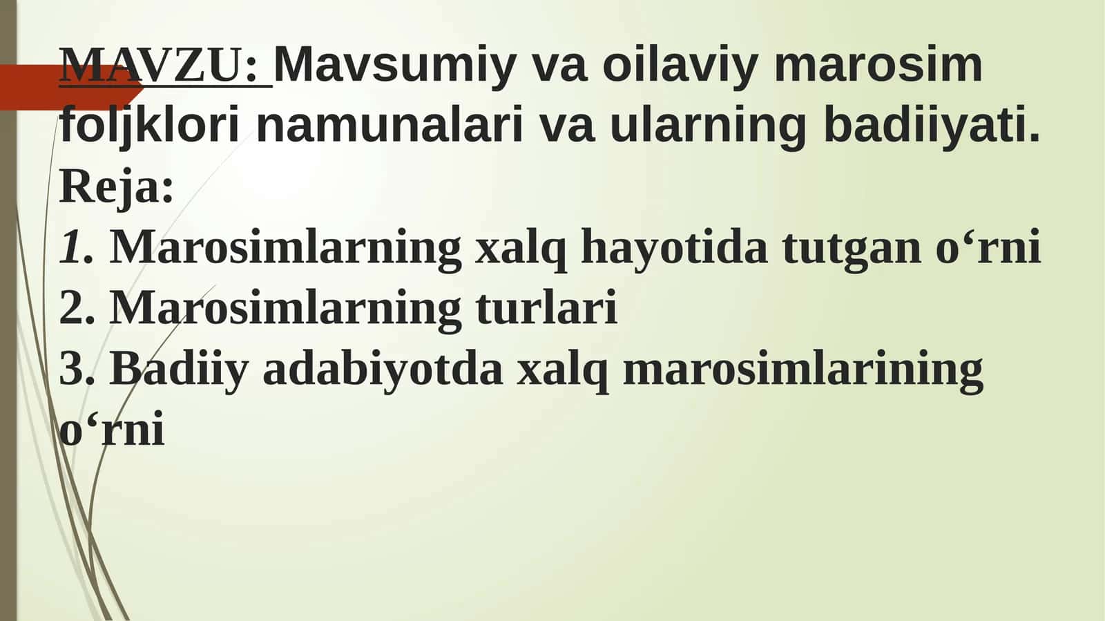 Marosimlar vaularning badiiyati