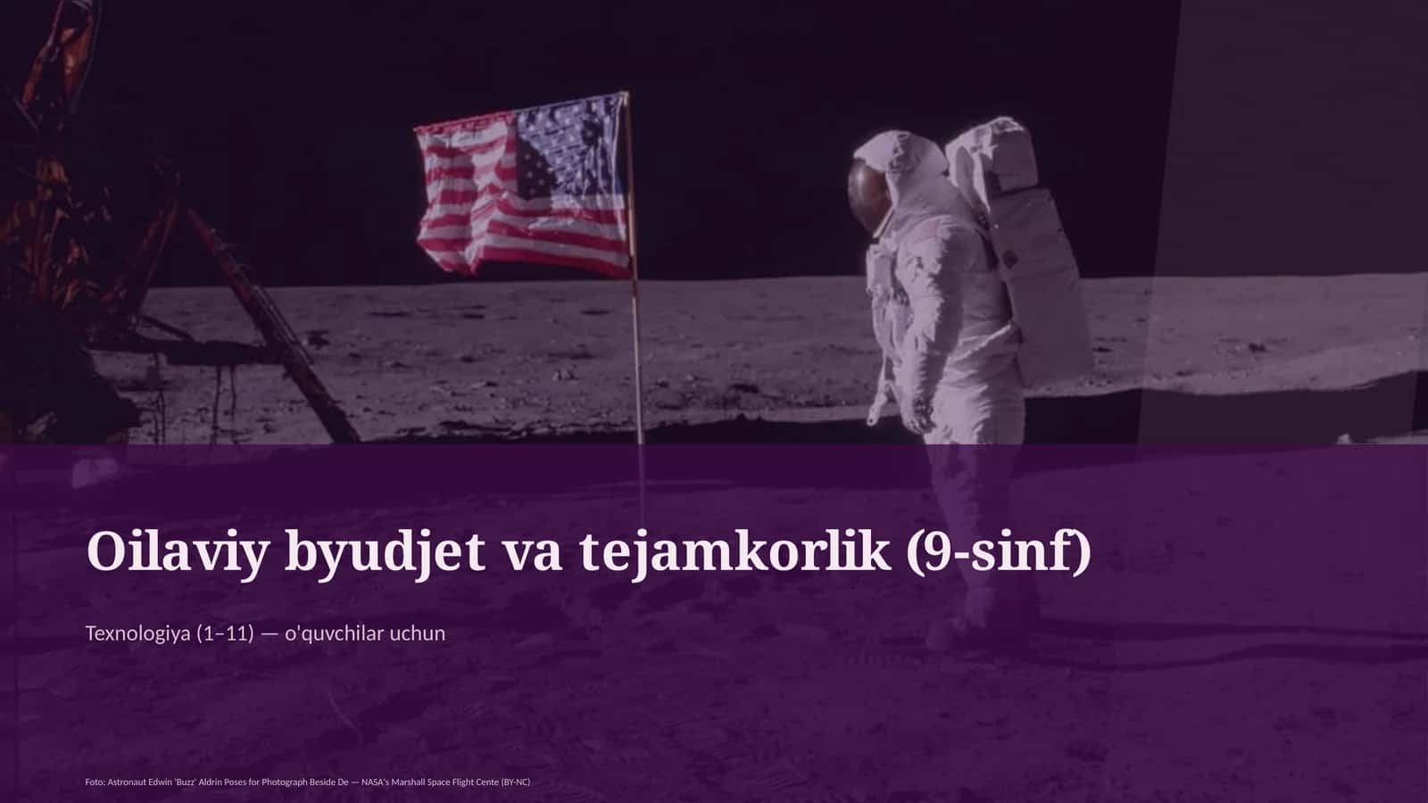 Oilaviy byudjet va tejamkorlik (9-sinf)