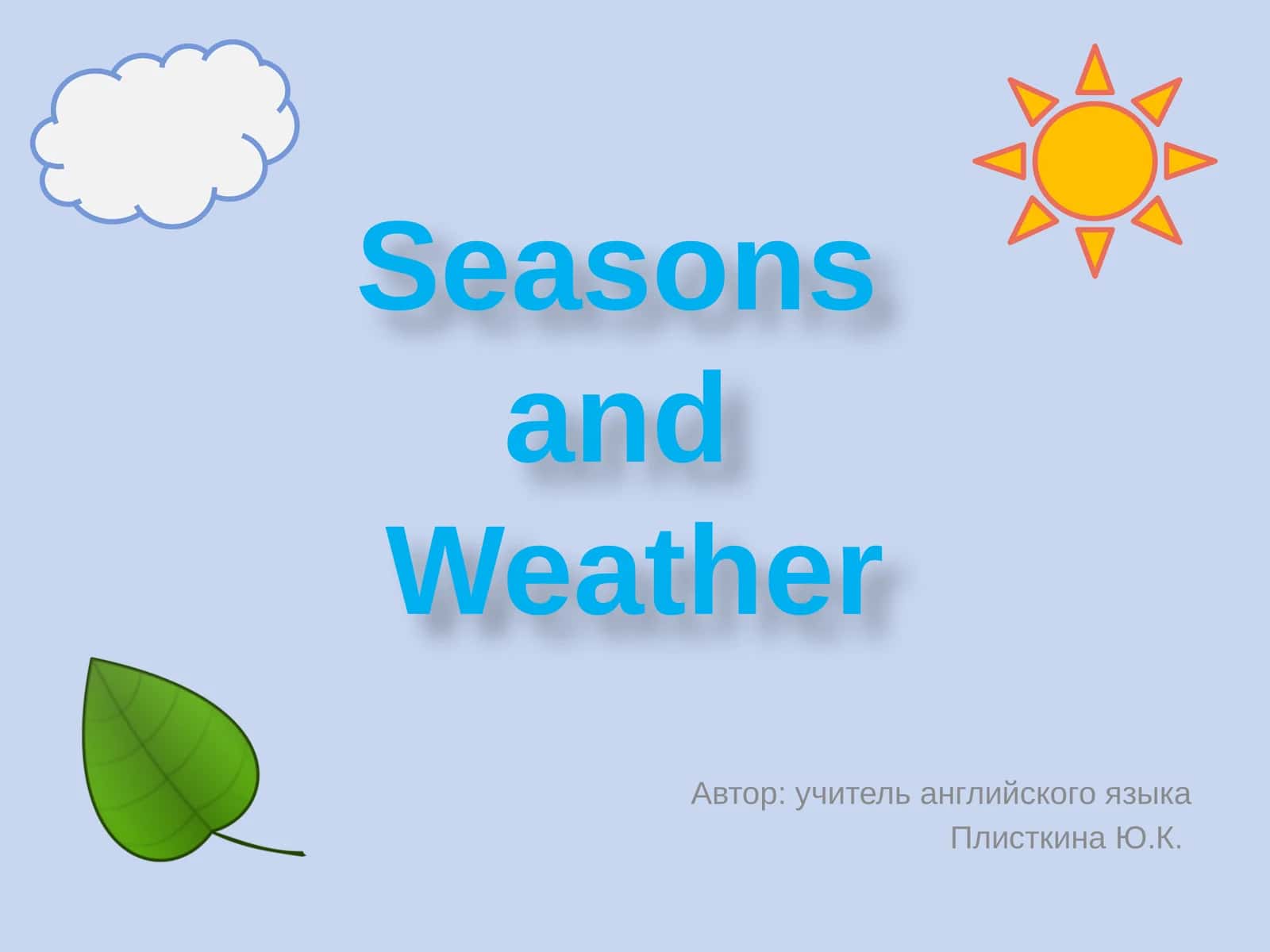 SeasonsandWeather