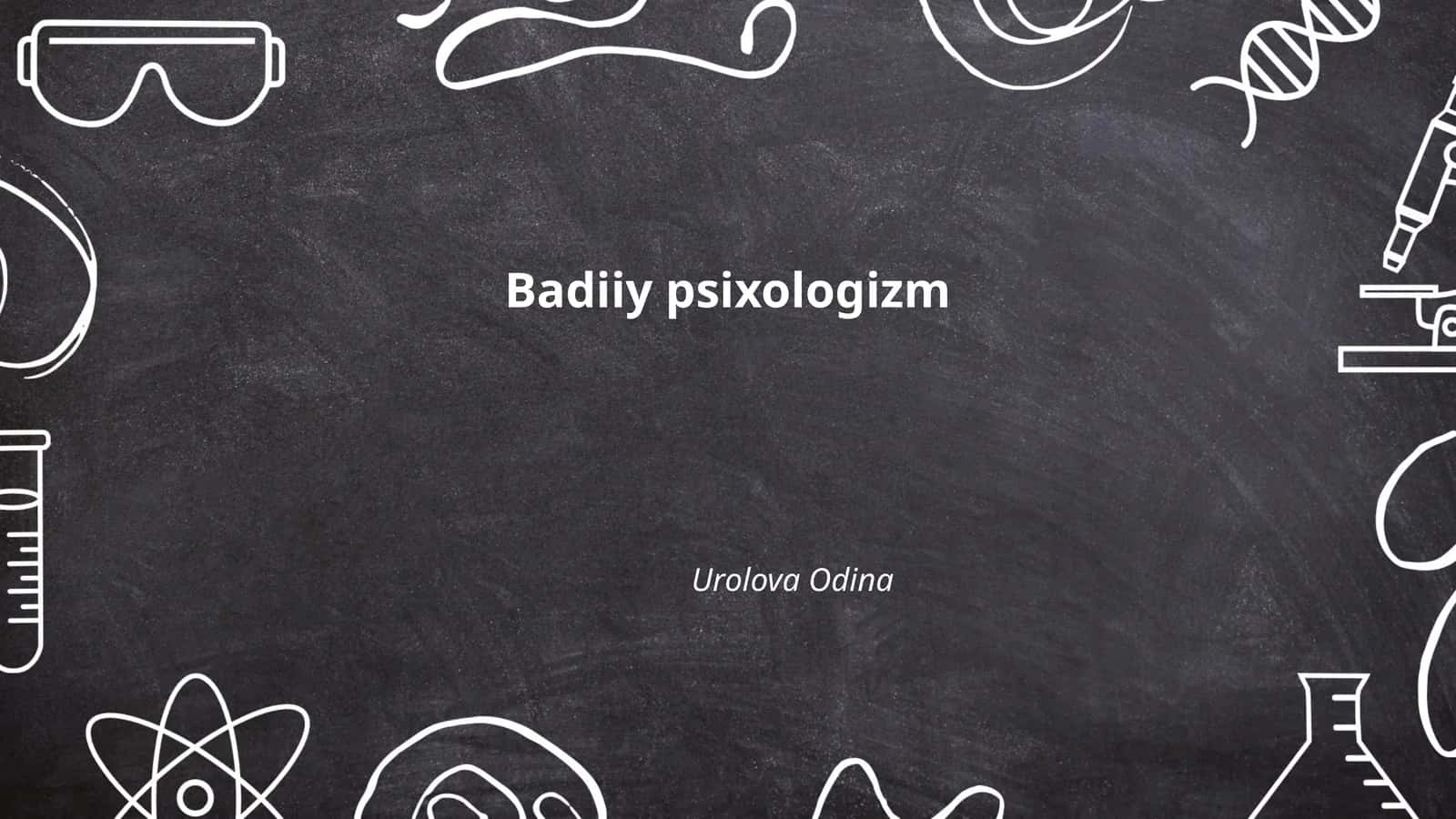 Badiiy psixologizm