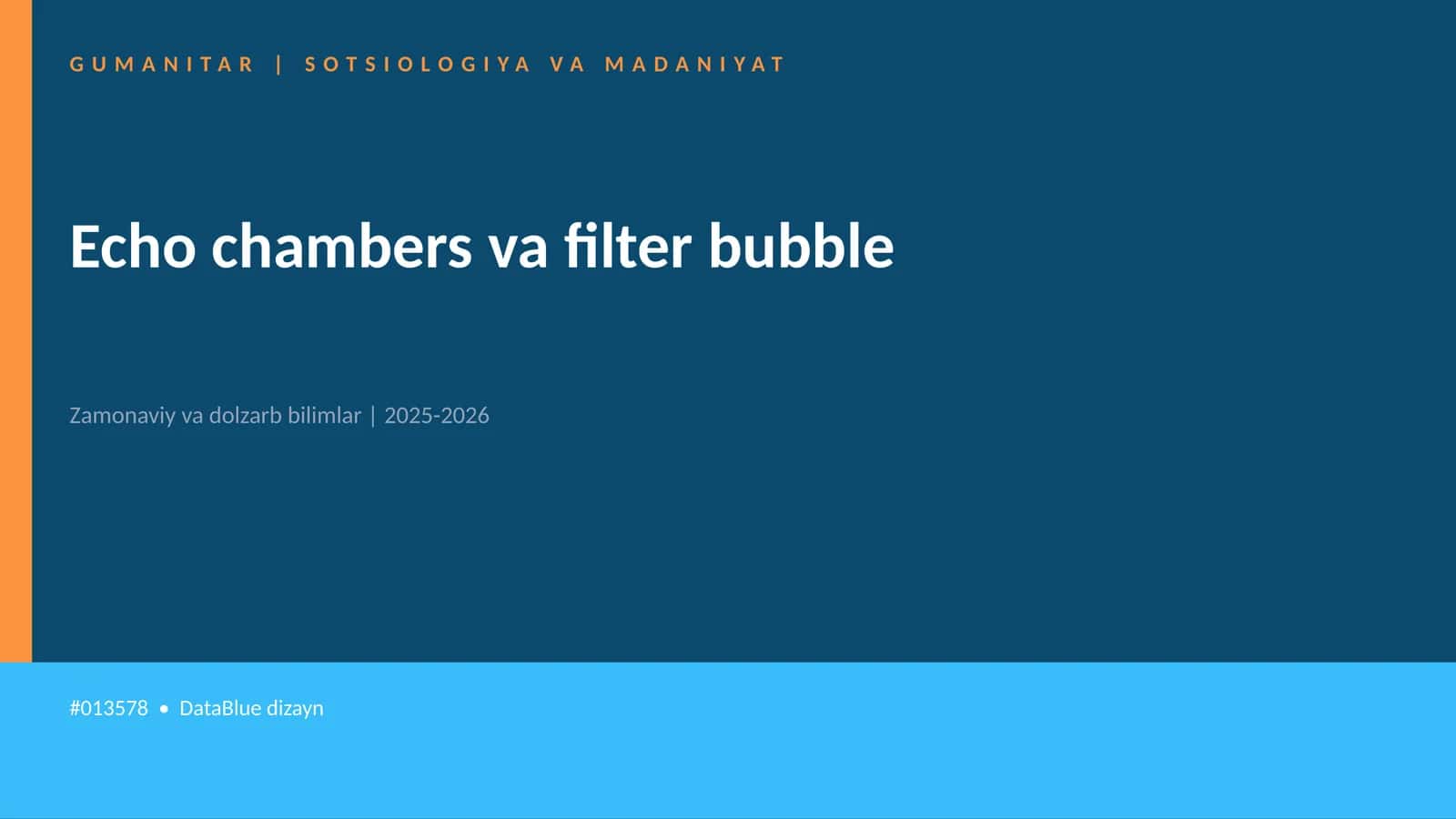 Echo chambers va filter bubble
